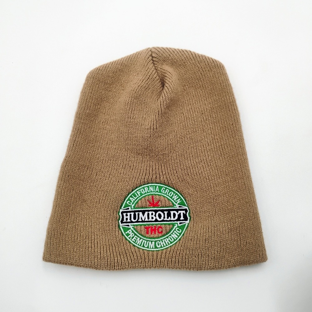 THC Clothing Humboldt California Parody  Beanie Cap Hat Embroidered VTG 90s Y2k